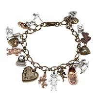 Sweet Romance Vintage Baby Mother Charm Bracelet (Sweet Romance Vintage Baby Mother Charm Bracelet)