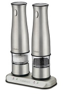 Cuisinart SP-2 Stainless Steel Rechargeable Salt and Pepper Mills.