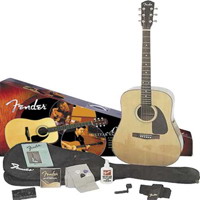   Fender (Fender DG8 Acoustic Guitar Package (Natural))