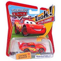      (Disney / Pixar CARS Movie 1:55 Die Cast Car with Lenticular Eyes Lightning McQueen)