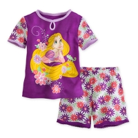      . (Rapunzel PJ Pal Shorts Set for Girls.)